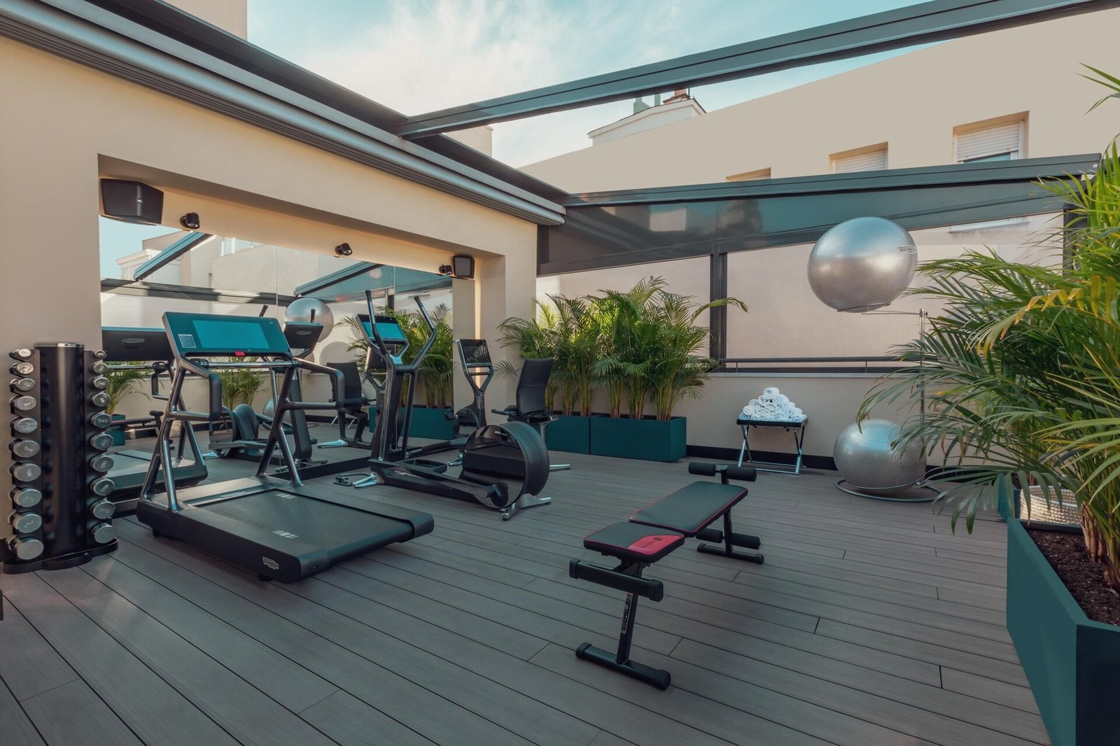 Casa Almagro, the rooftop gym