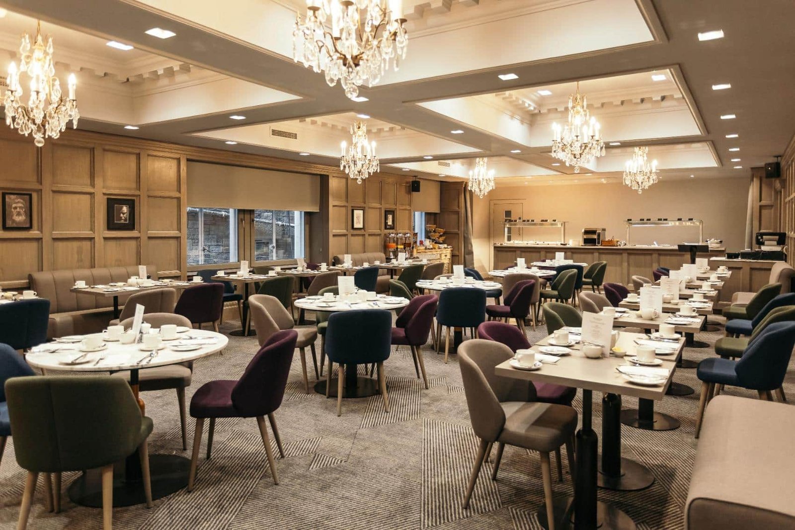 The Scotsman Hotel, at the table