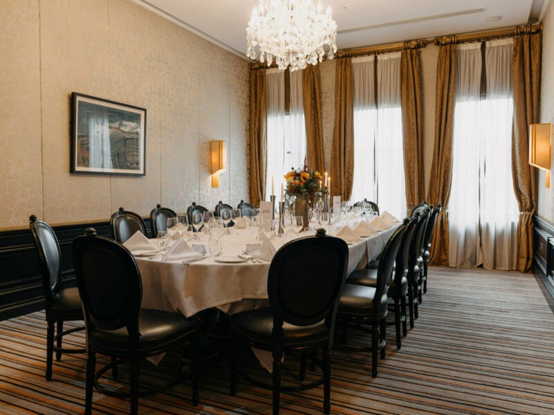 The Merchant Hotel, at the table