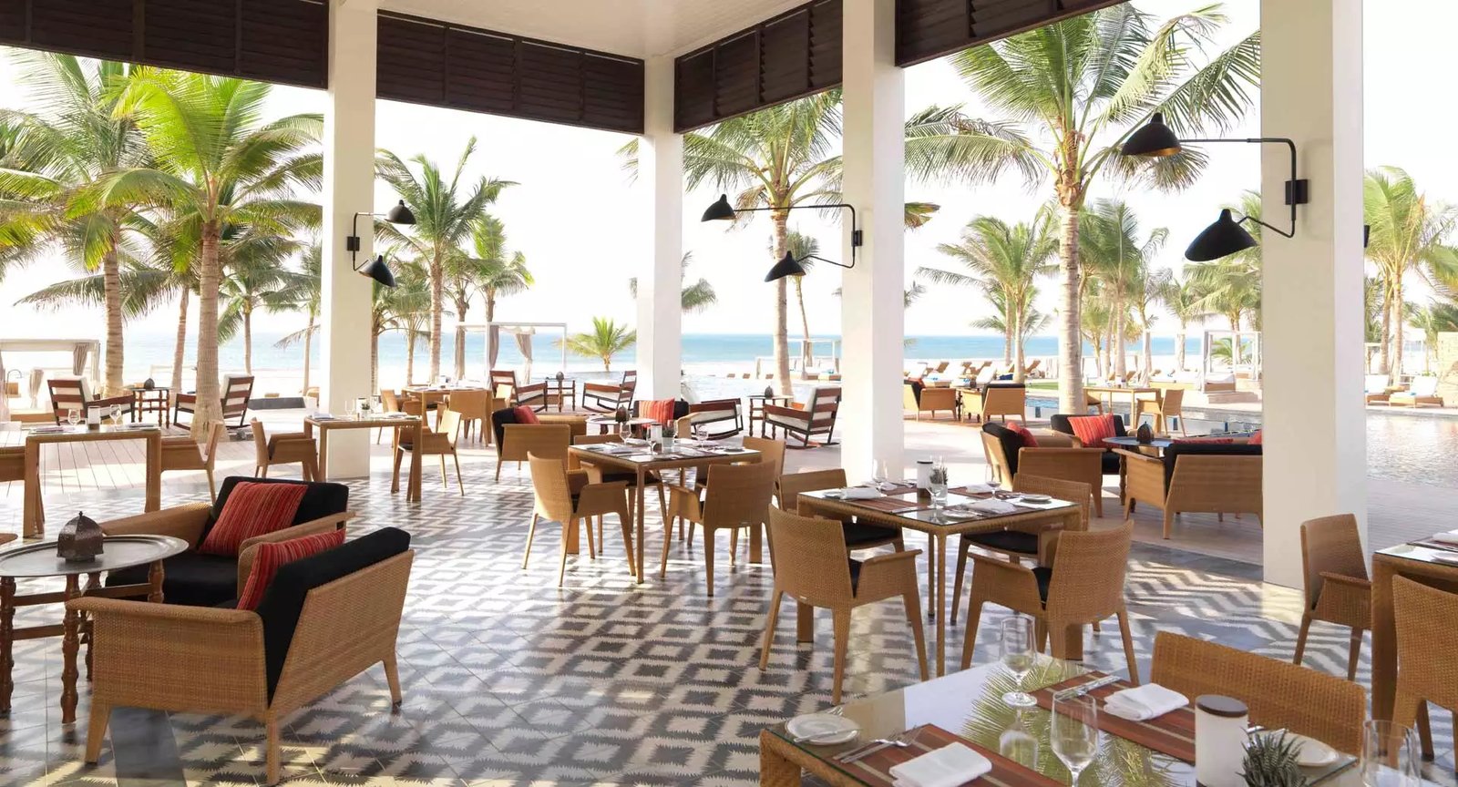 Al Baleed Resort Salalah by Anantara, at the table