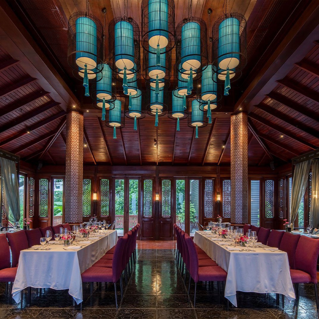 137 Pillars House Chiang Mai, the dining room