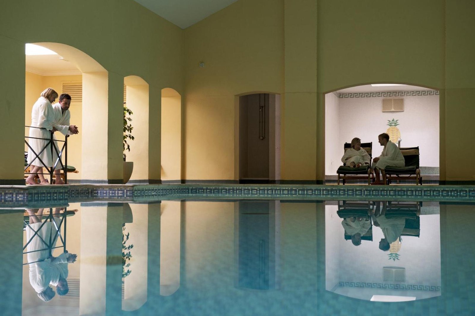 Bodysgallen Hall, the pool