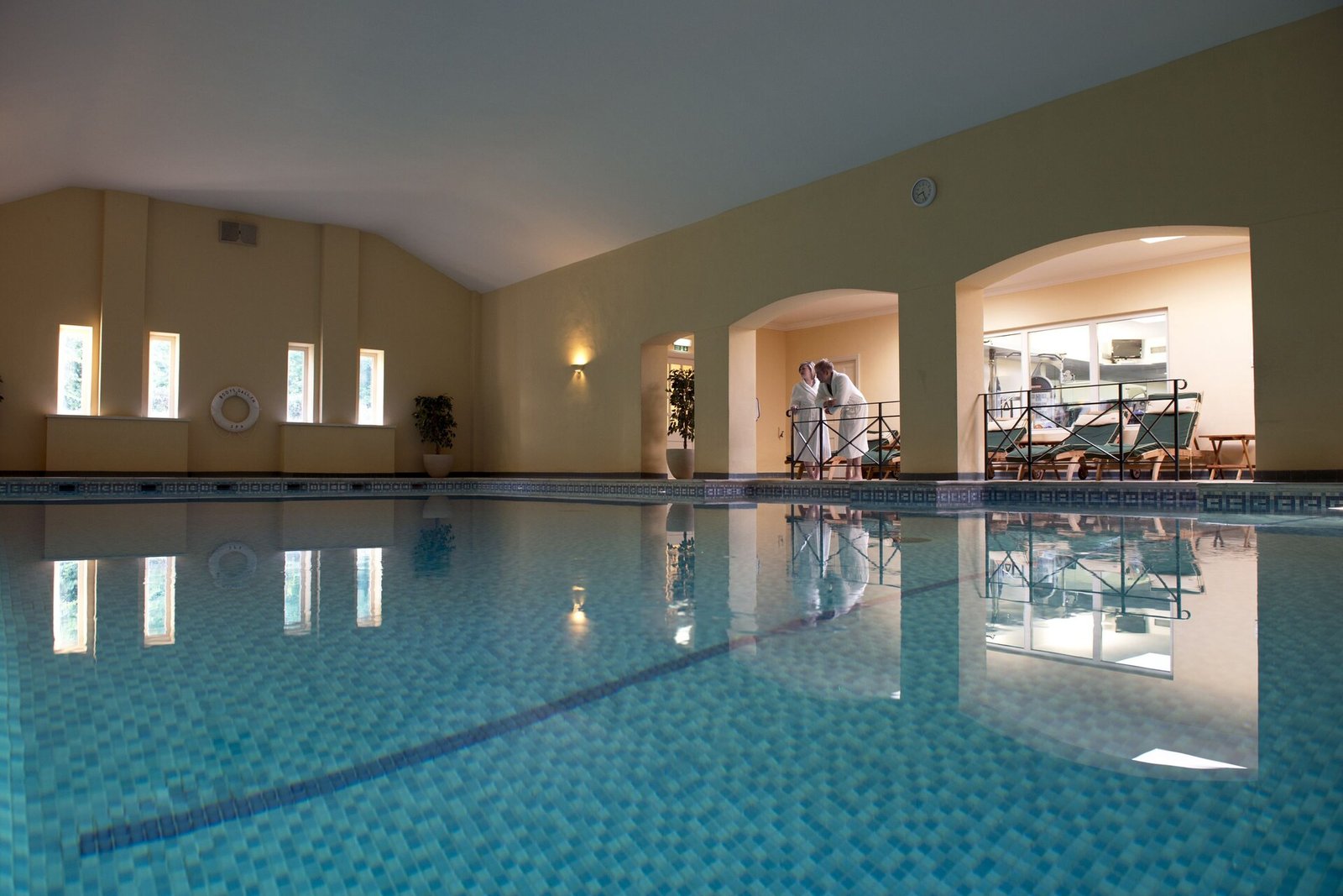 Bodysgallen Hall, the pool