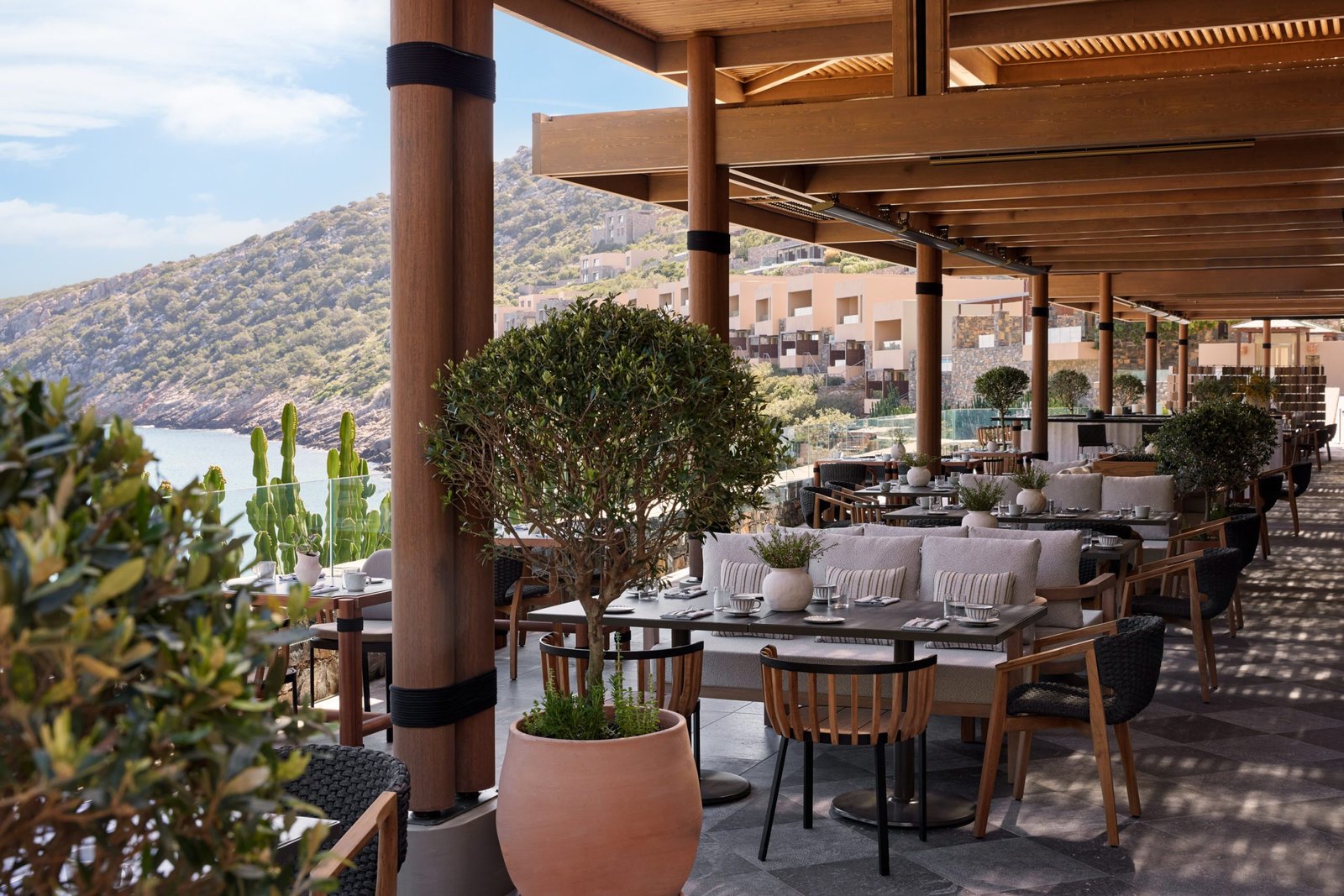 Daios Cove, at the table