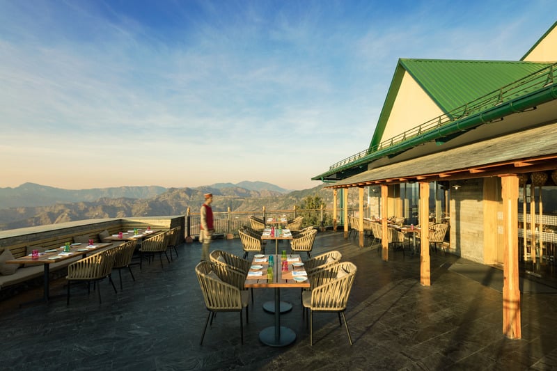 Taj Theog Resort & Spa, Shimla, at the table