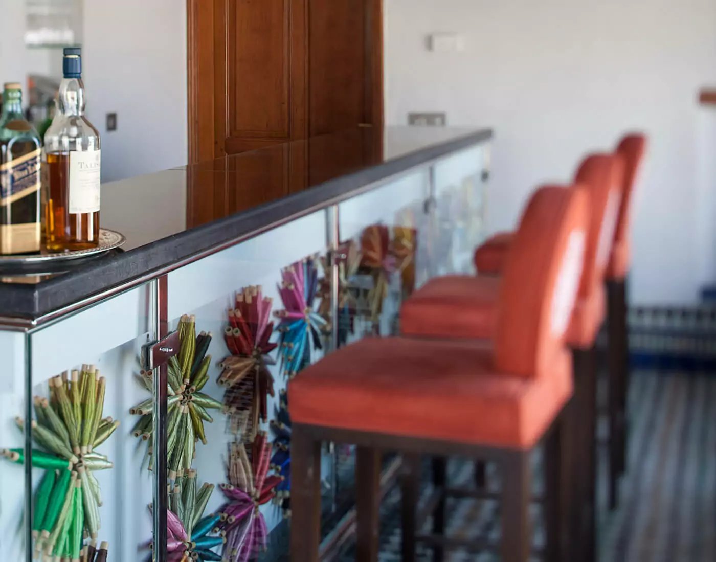 Palais Amani, at the table