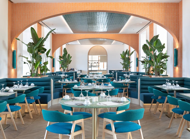 Le Méridien Ra Beach Hotel & Spa, at the table