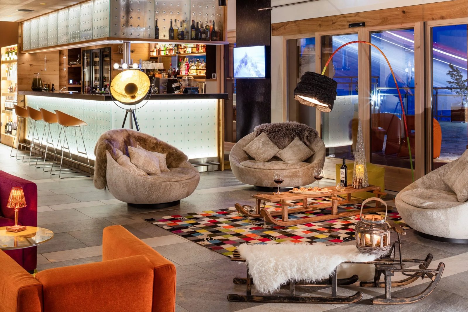 Hôtel Pashmina, the lounge bar