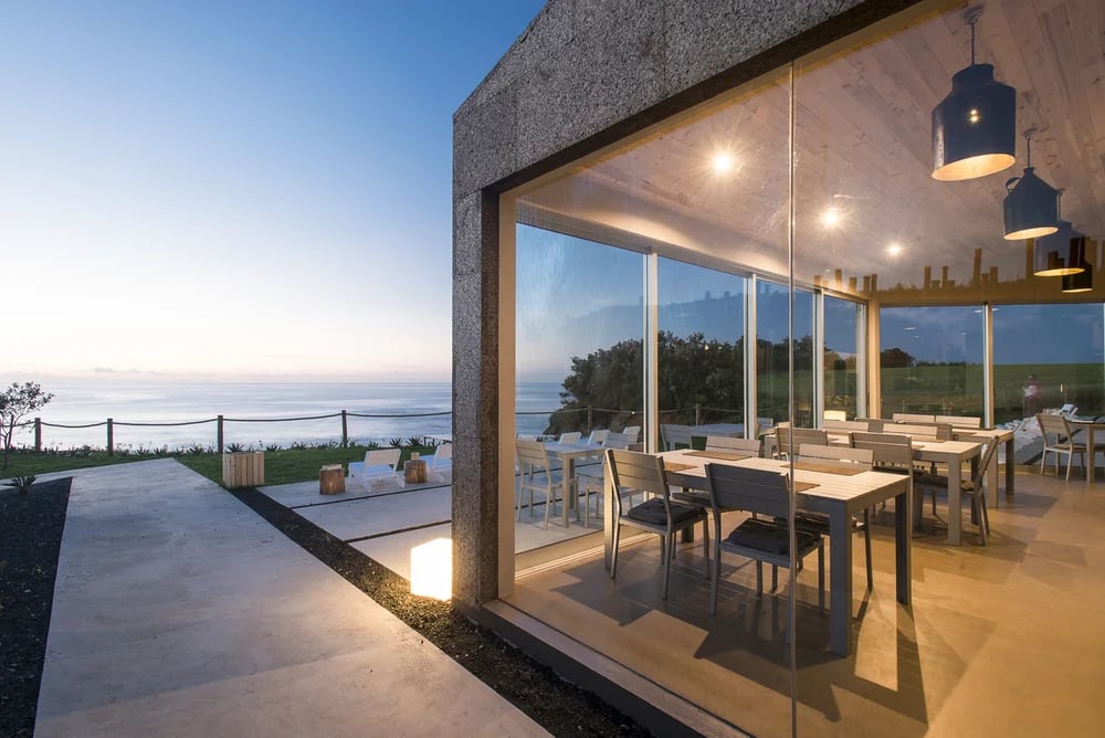 Santa Barbara Eco-Beach Resort, at the table