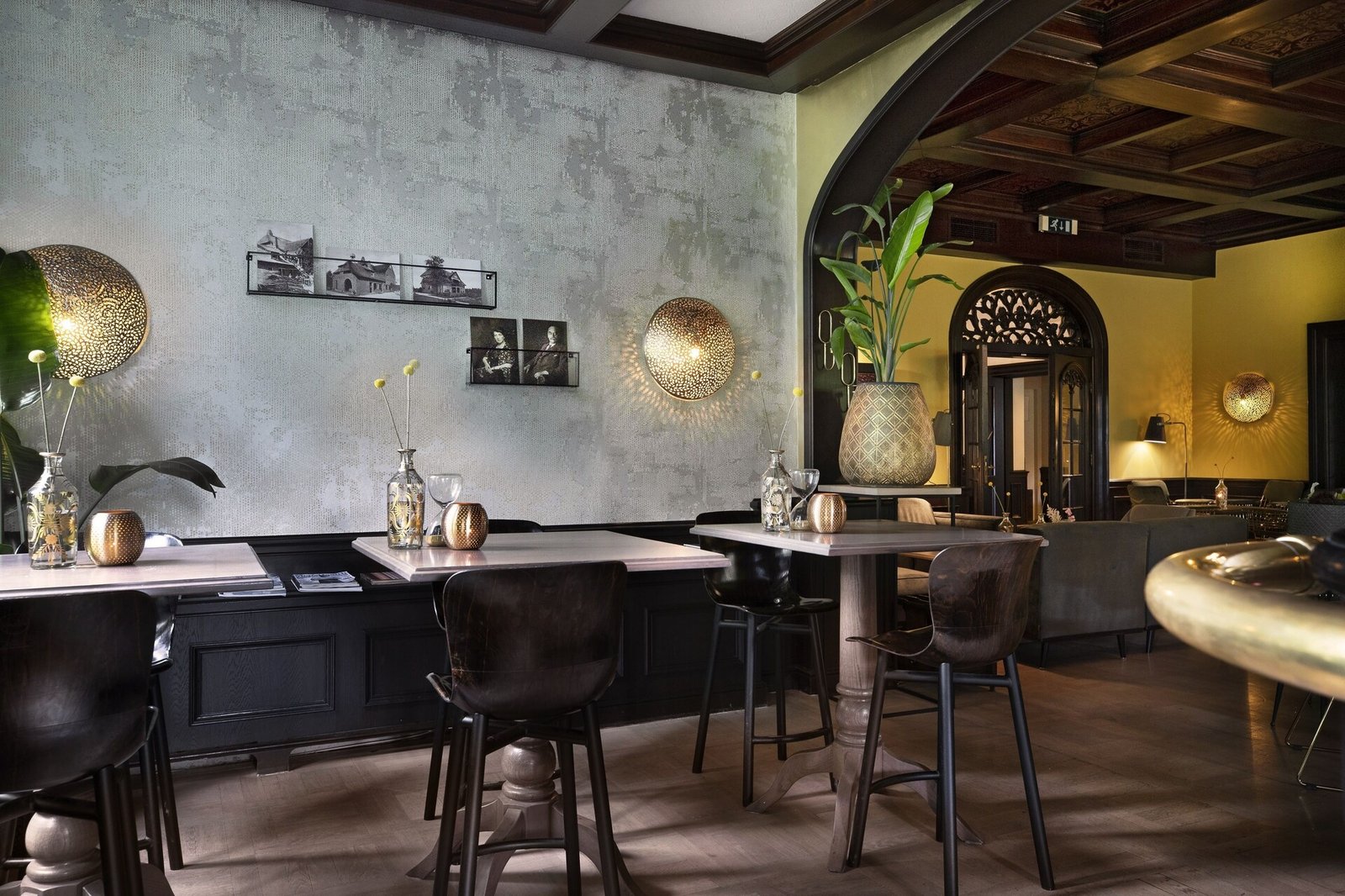 Landgoed De Wilmersberg, lounge met open haard and bar