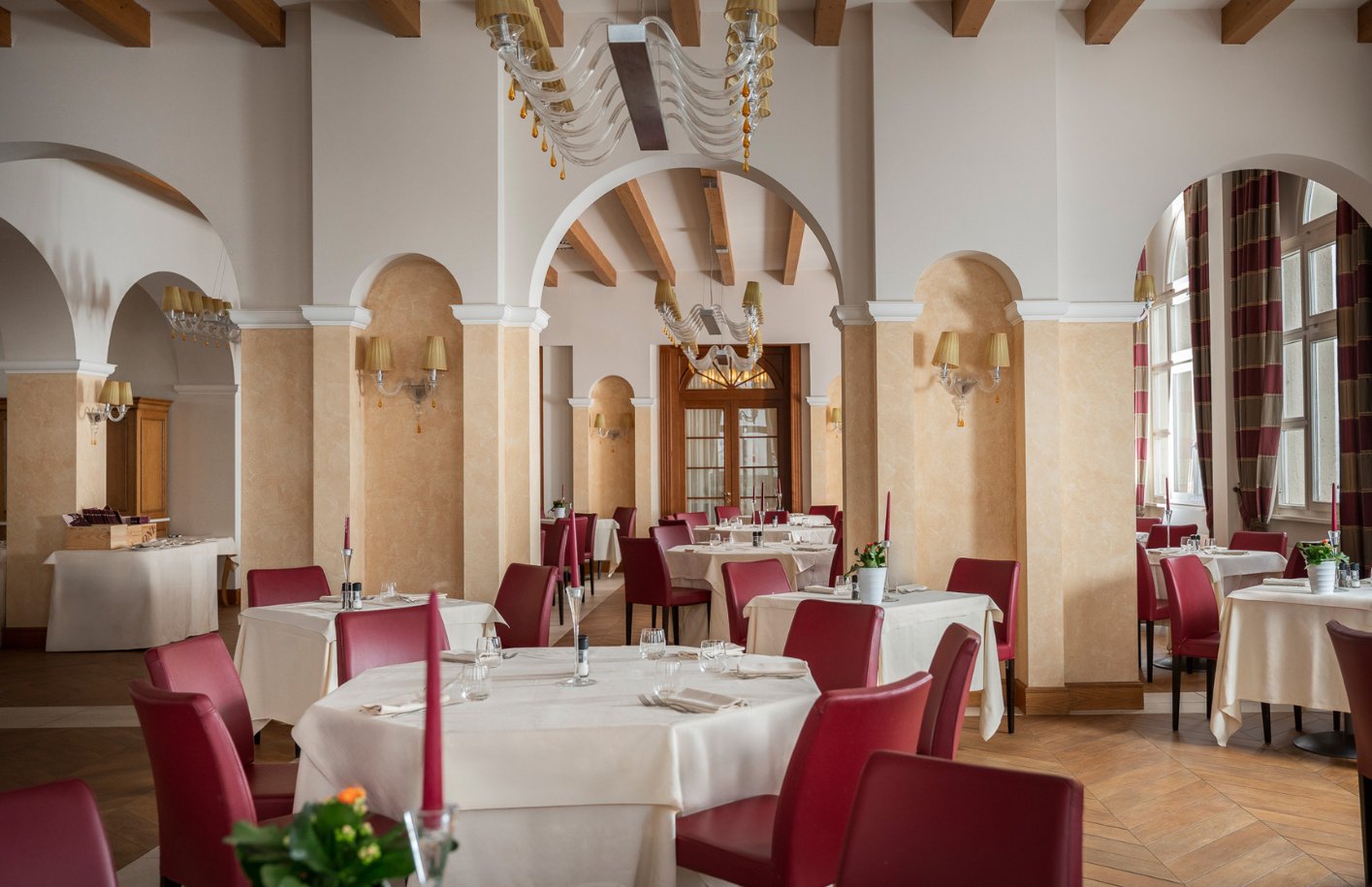 Schloss Hotel & Spa Pontresina, restaurant savur