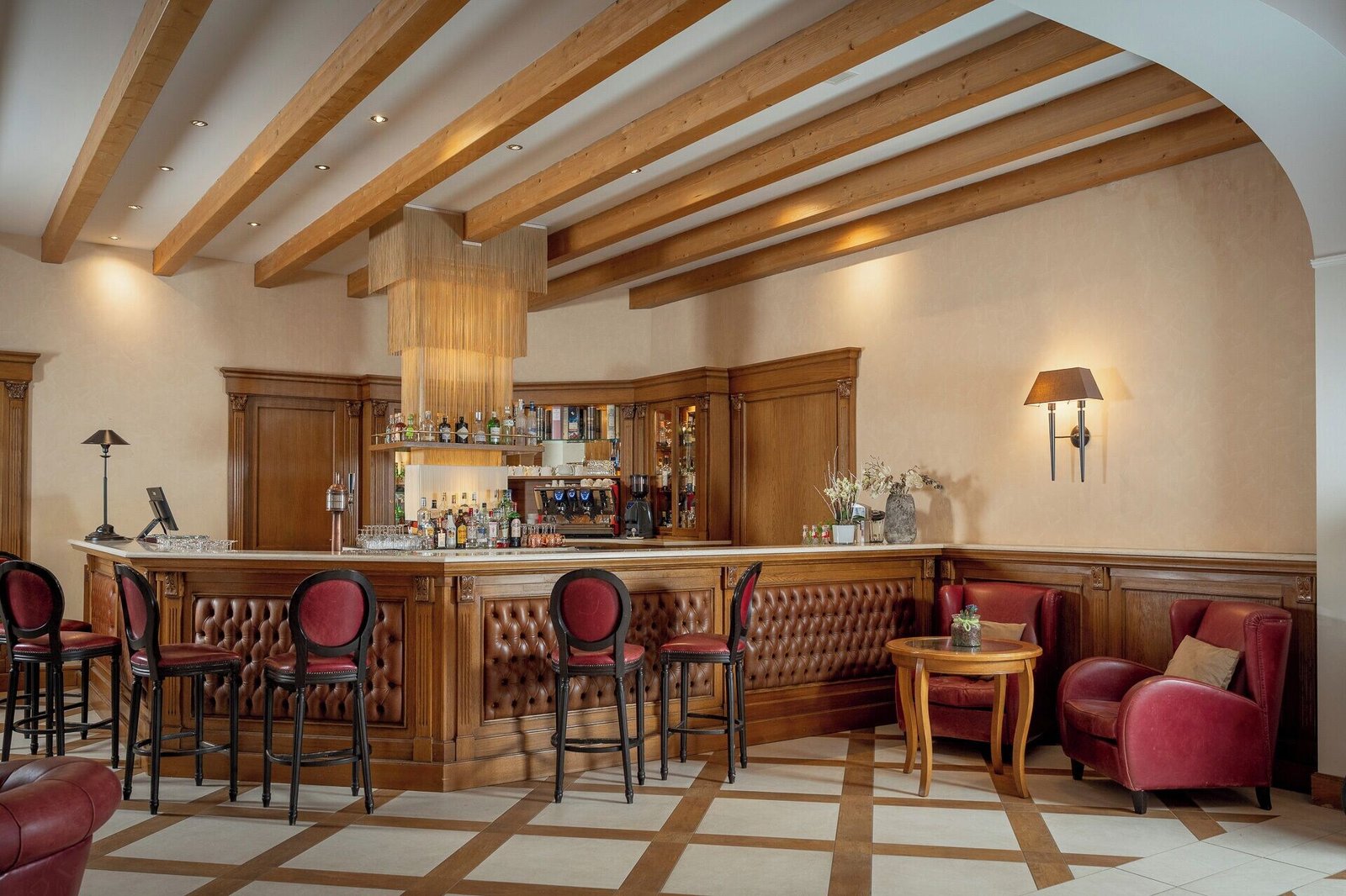 Schloss Hotel & Spa Pontresina, at the table