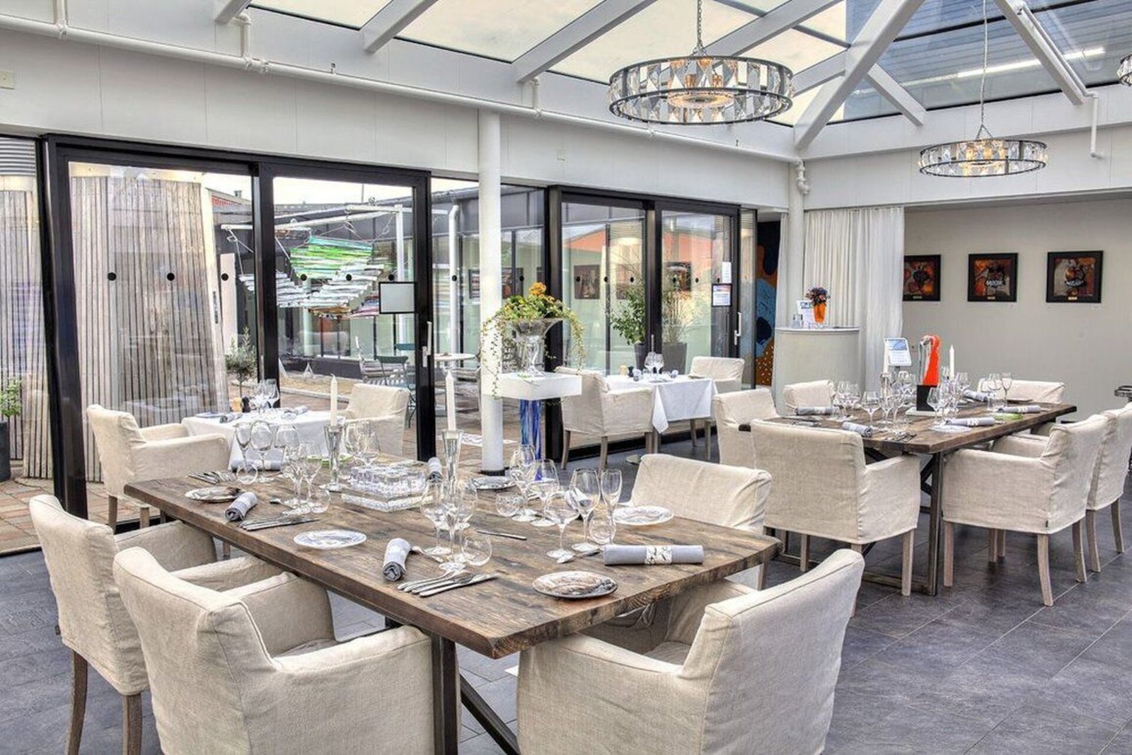 Kosta Boda Art Hotel, at the table