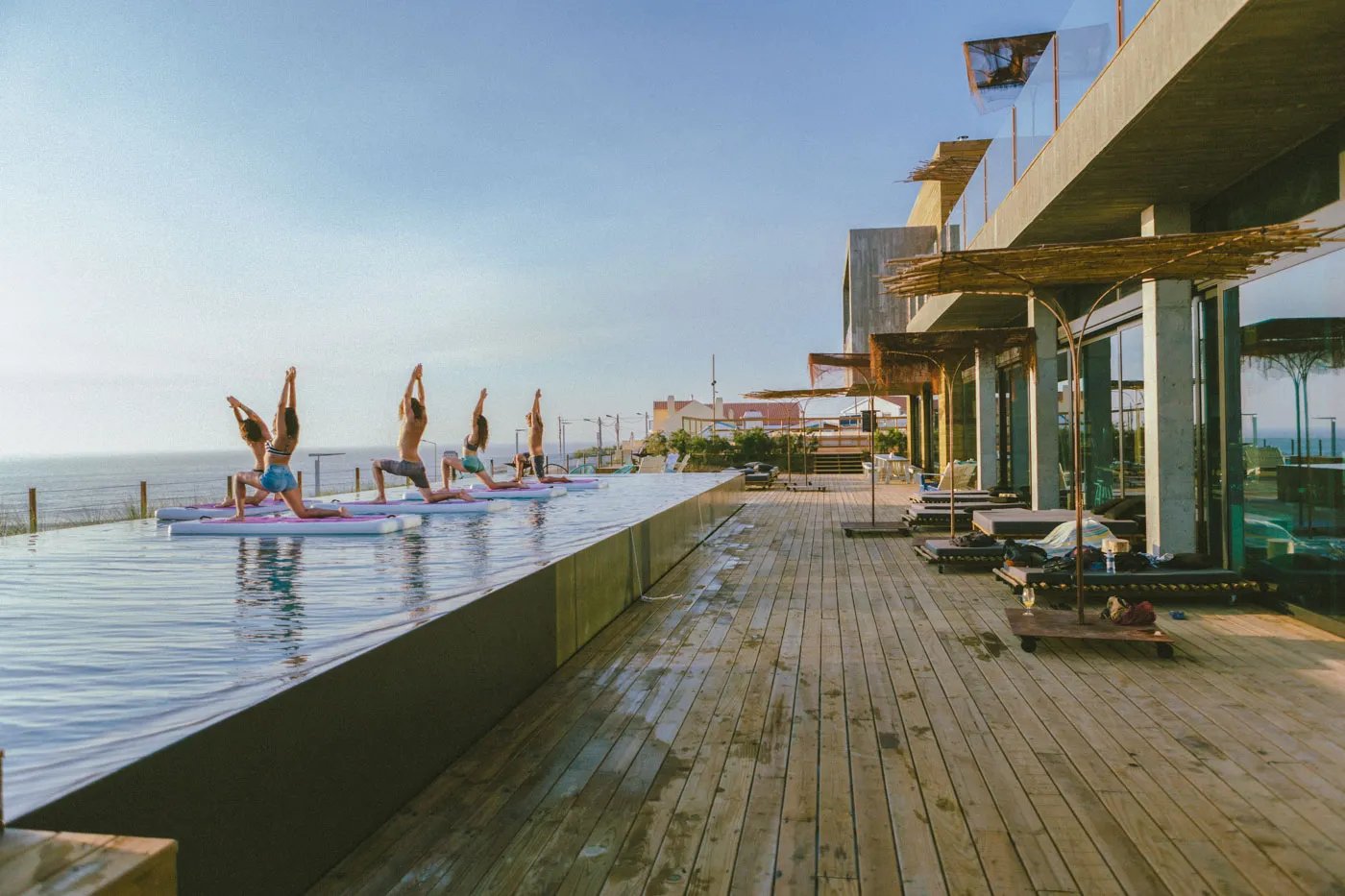 Noah Surf House, the pool
