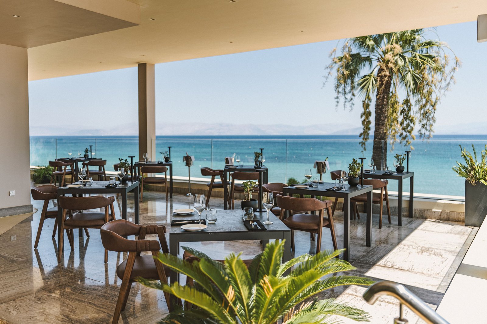 Domes Miramare, a Luxury Collection Resort, Corfu, at the table
