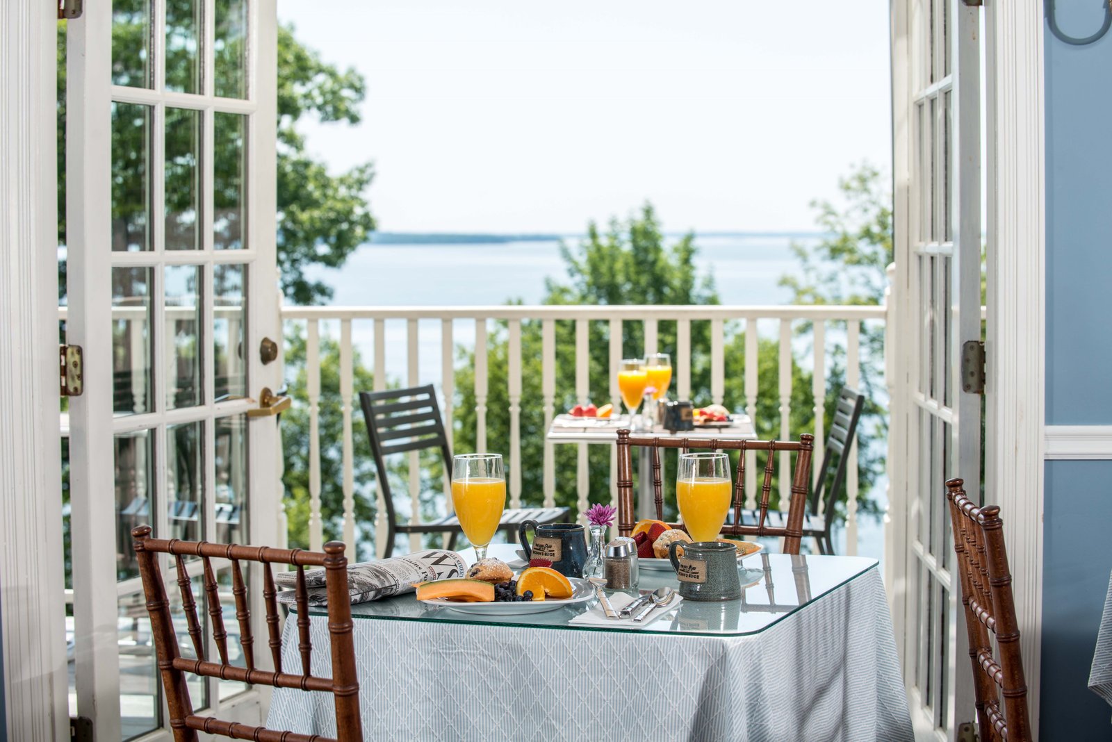The Inn at Ocean's Edge, at the table