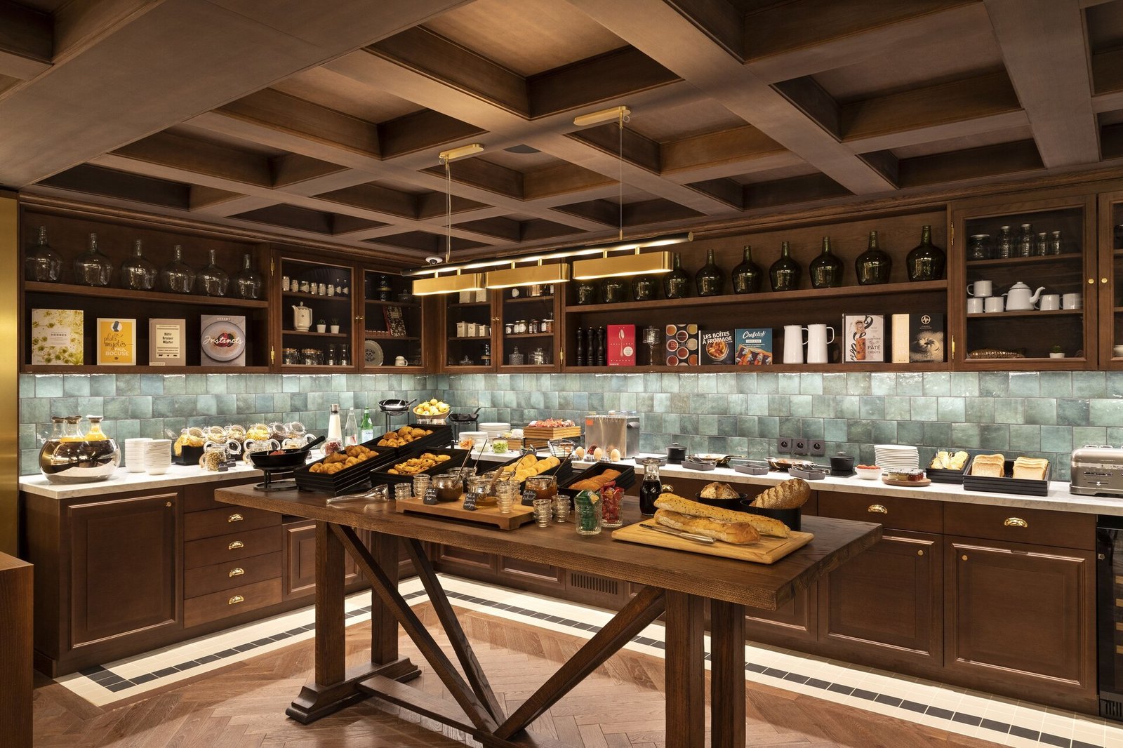 St-Alban Hotel & Spa, at the table