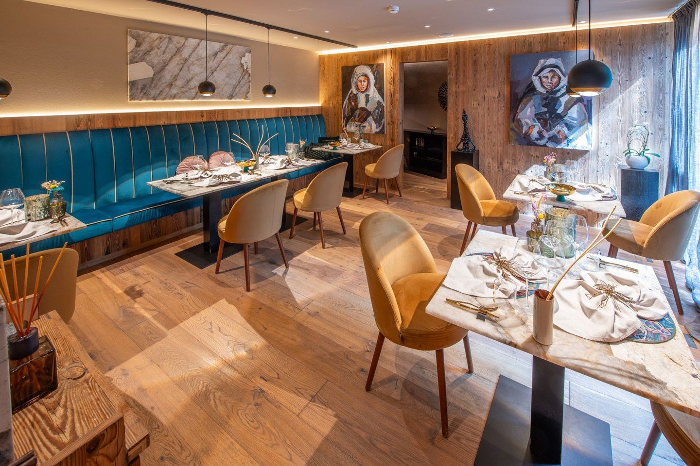 Hotel Montchalet, restaurant montchalet