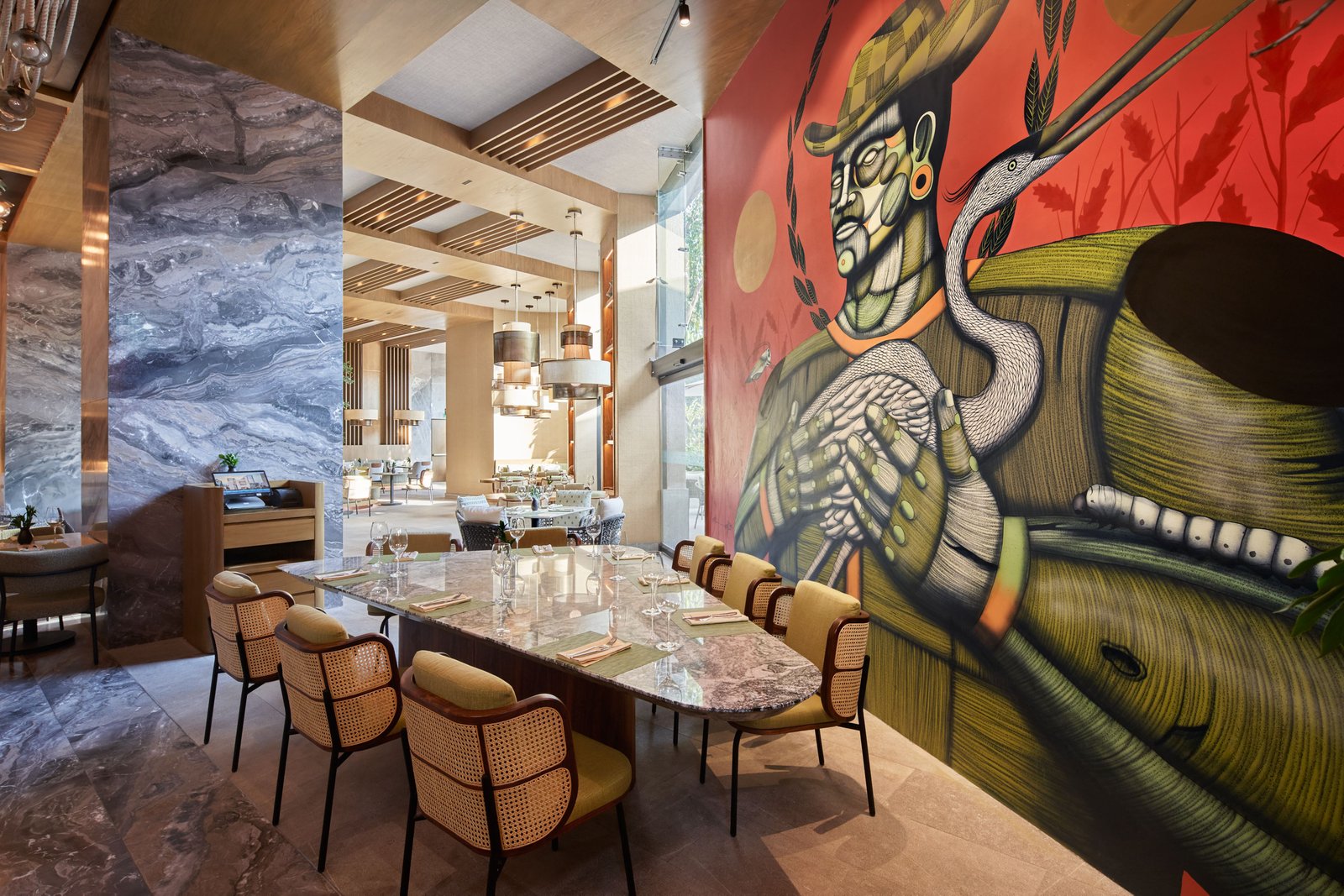 JW Marriott Hotel Mexico City Polanco, at the table