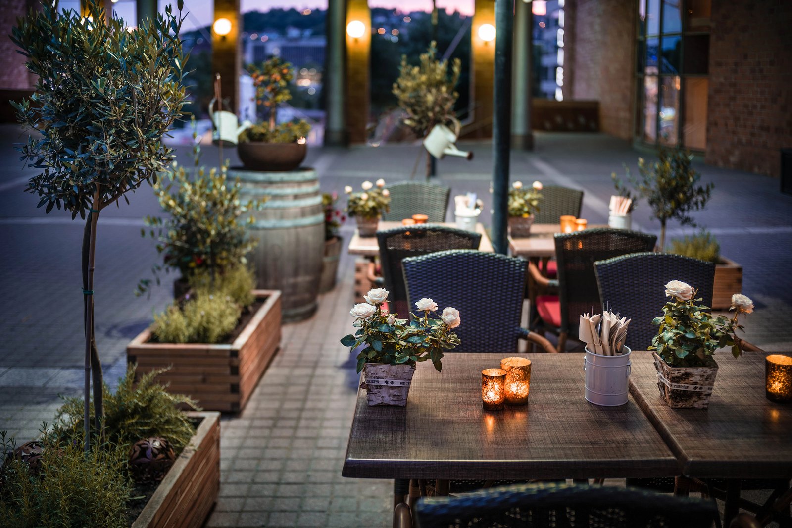 Le Méridien Stuttgart, at the table