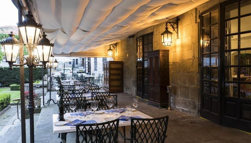 Parador de Pontevedra, restaurante casa do barón