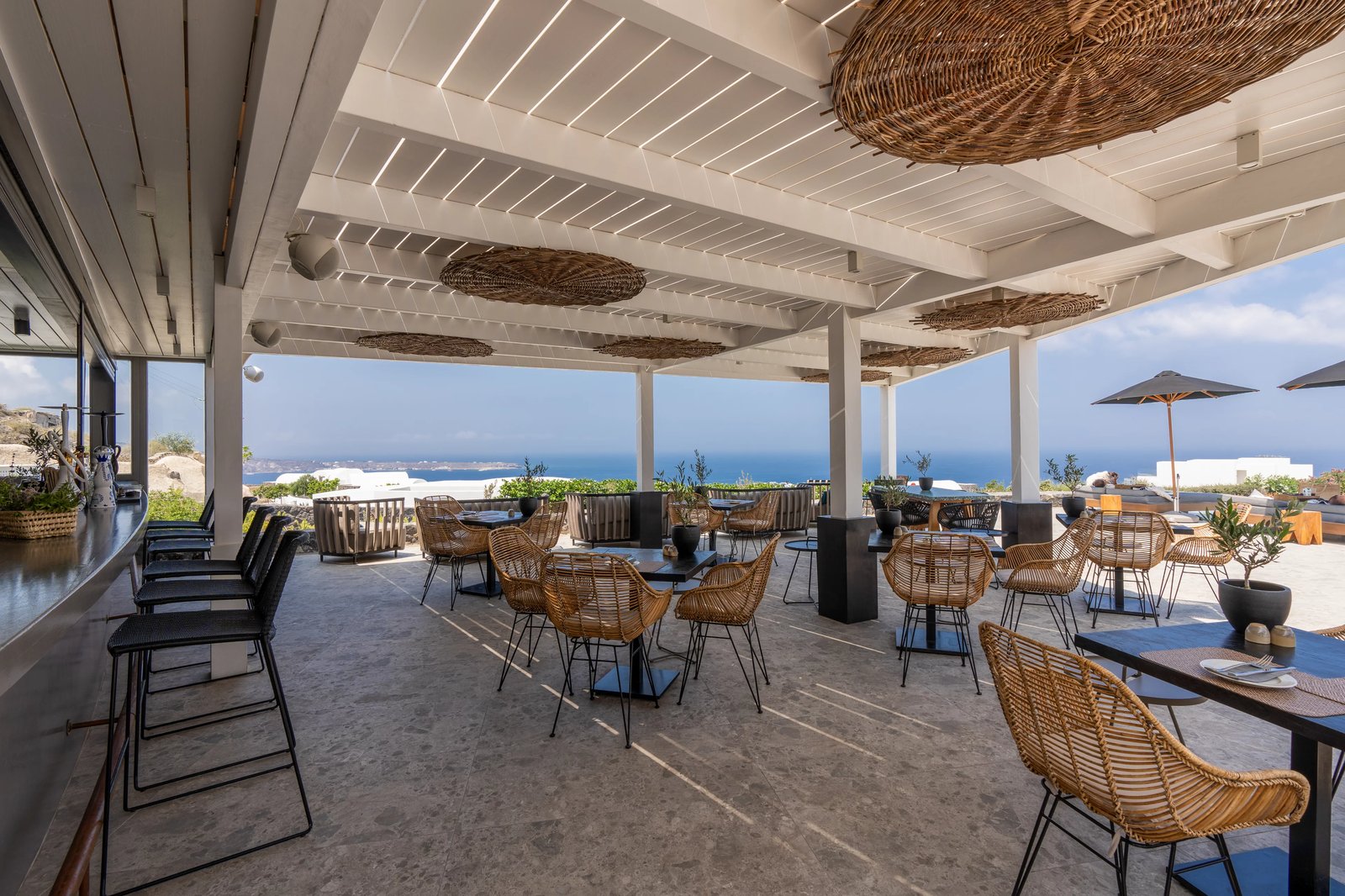 Santo Pure Oia Suites & Villas, at the table