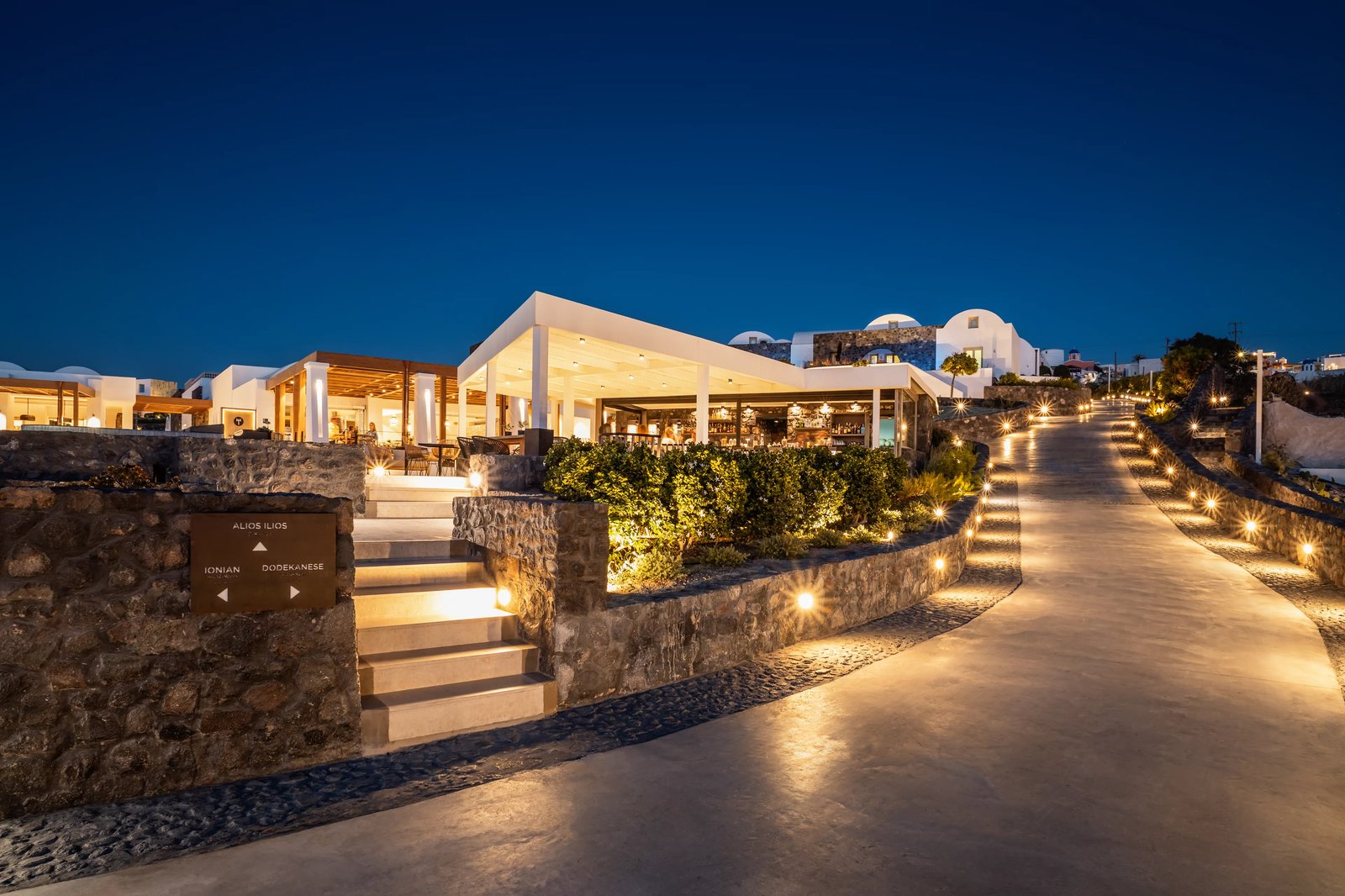 Santo Pure Oia Suites & Villas, alios ilios restaurant & bar
