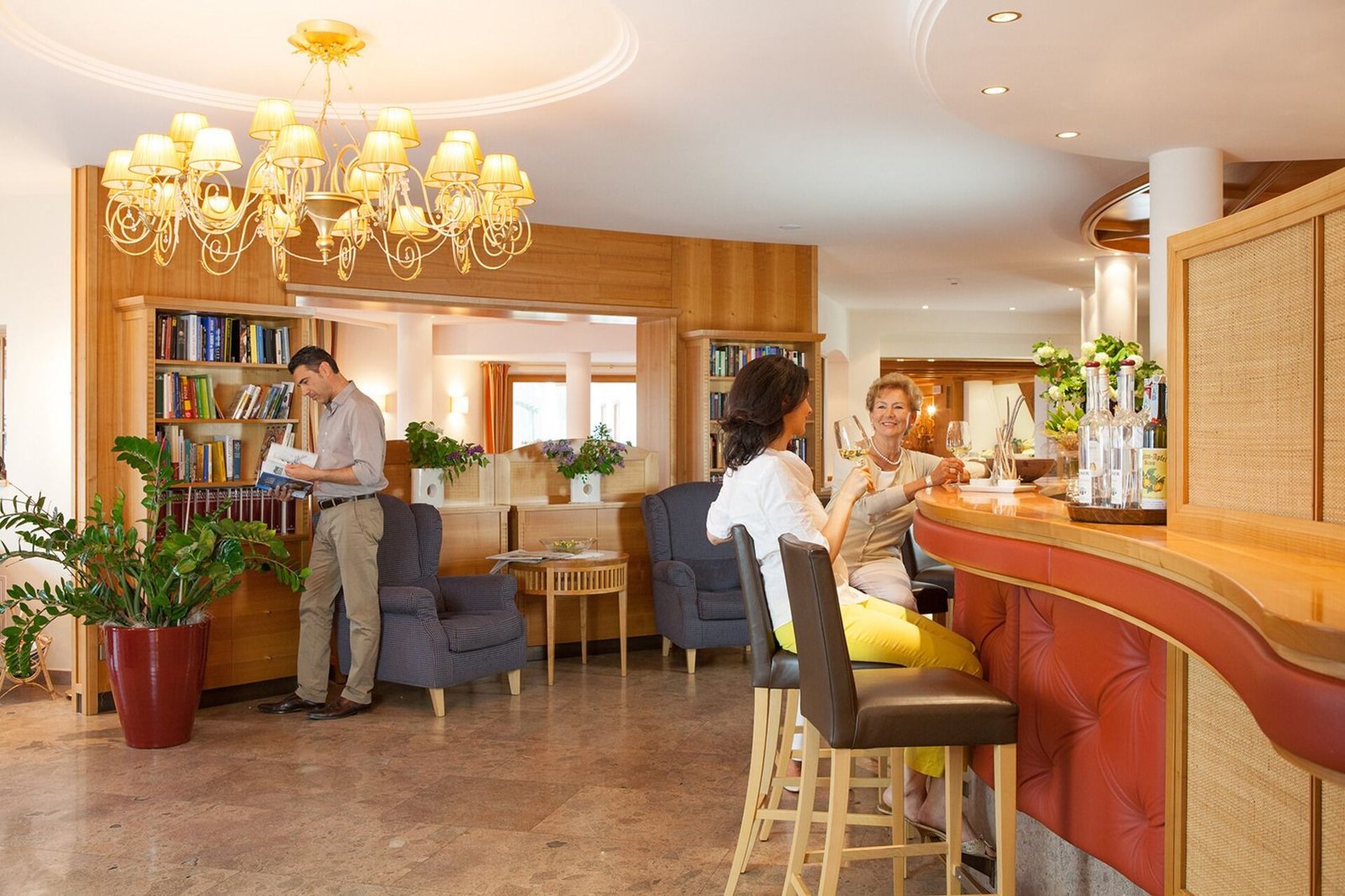 Hotel Weihrerhof, at the table