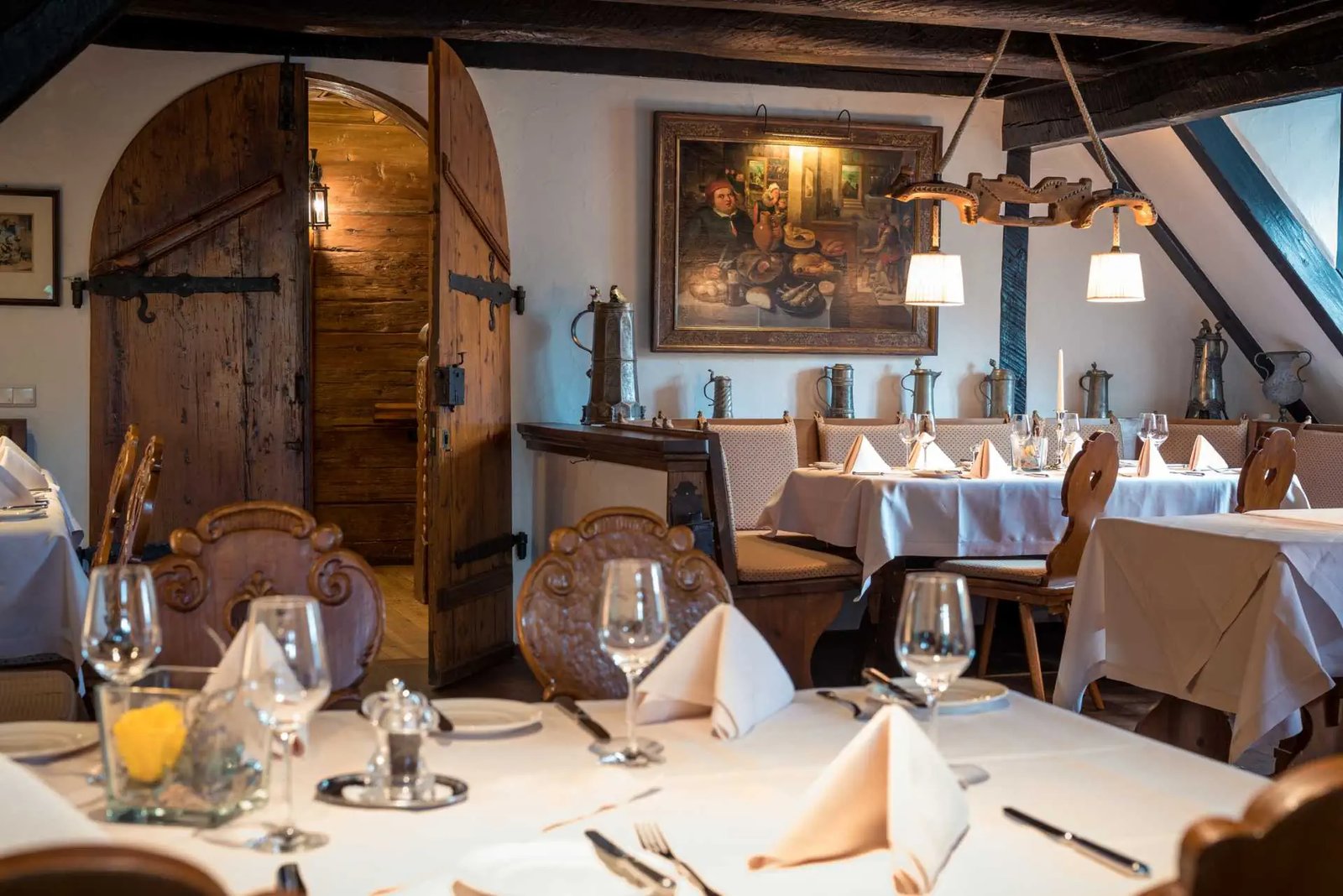 Neumühle Resort & SPA, at the table