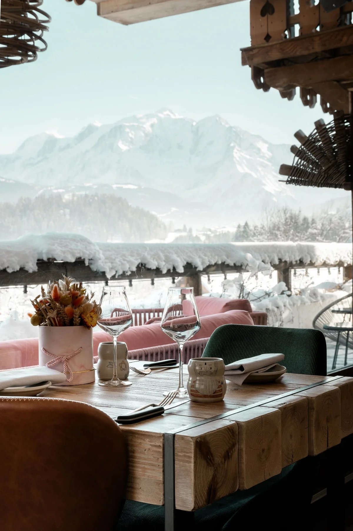 Les Roches Fleuries - Mont-Blanc, le 1786