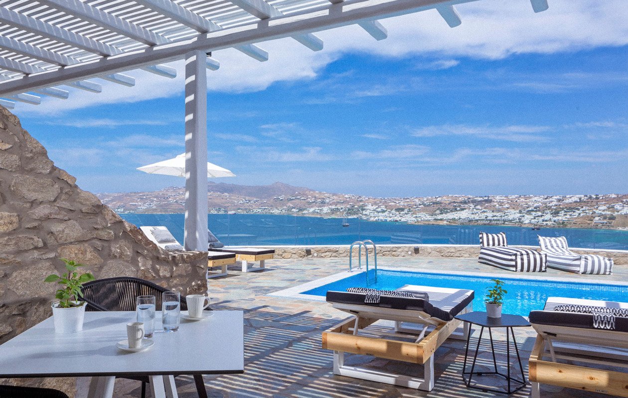 Mykonos No5 Suites & Villas, the pool