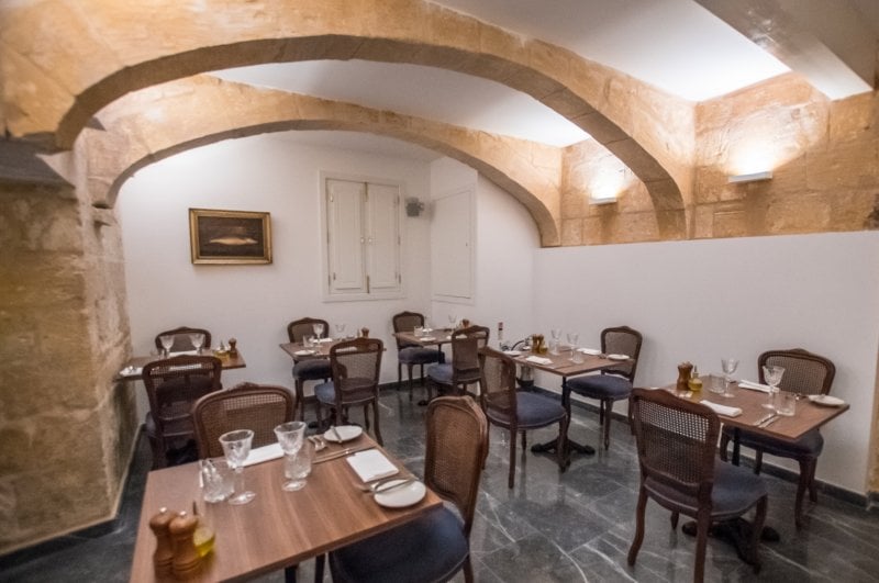 Palais Le Brun, at the table