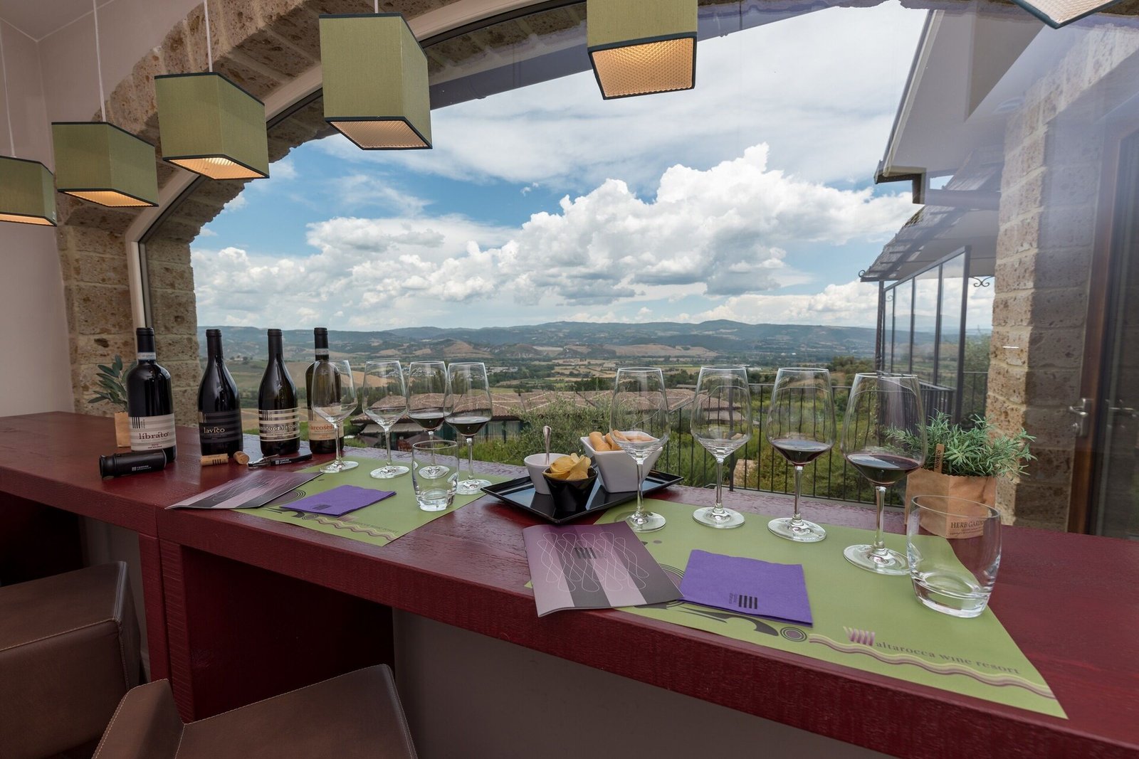 Altarocca Wine Resort, at the table