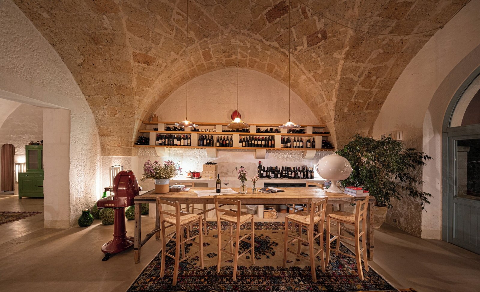 Masseria Palombara Relais & Spa, at the table