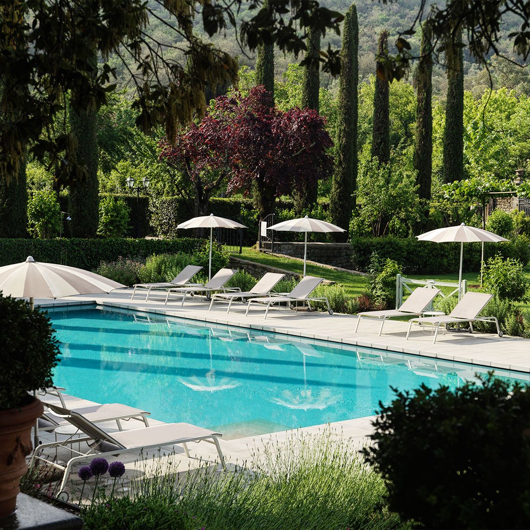 Villa di Piazzano, the pool
