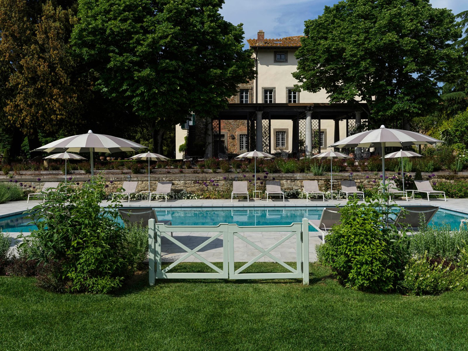 Villa di Piazzano, the pool