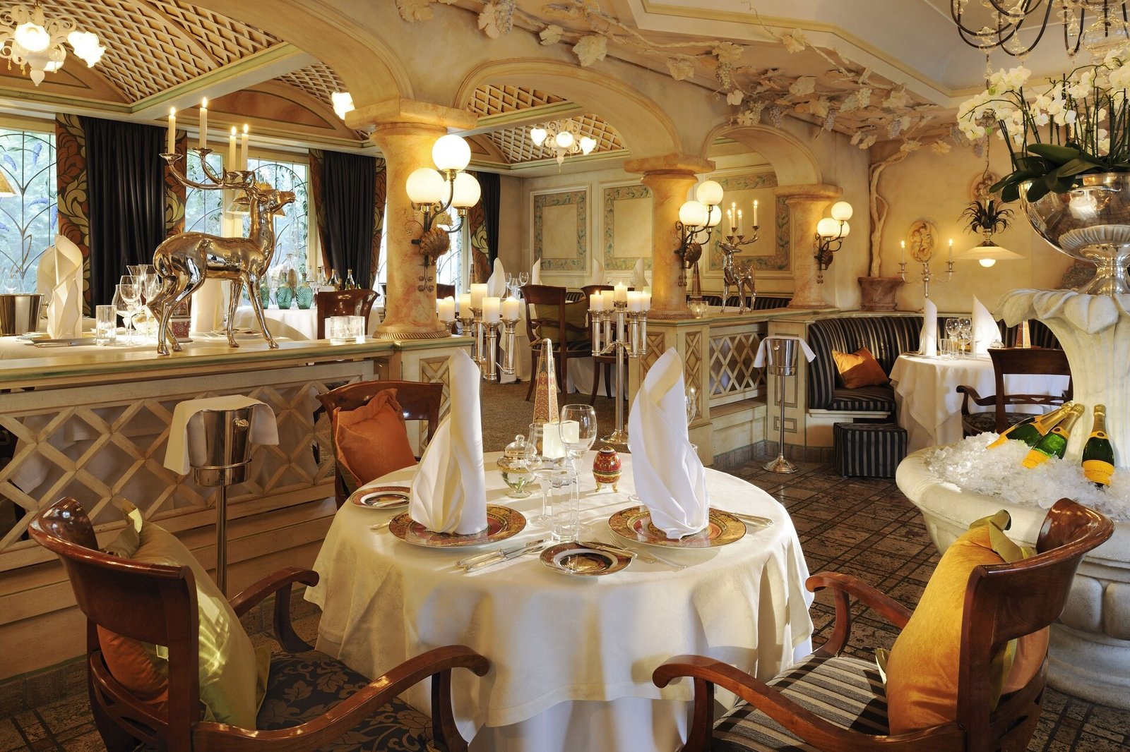 Hotel Jagdhof Glashütte, at the table