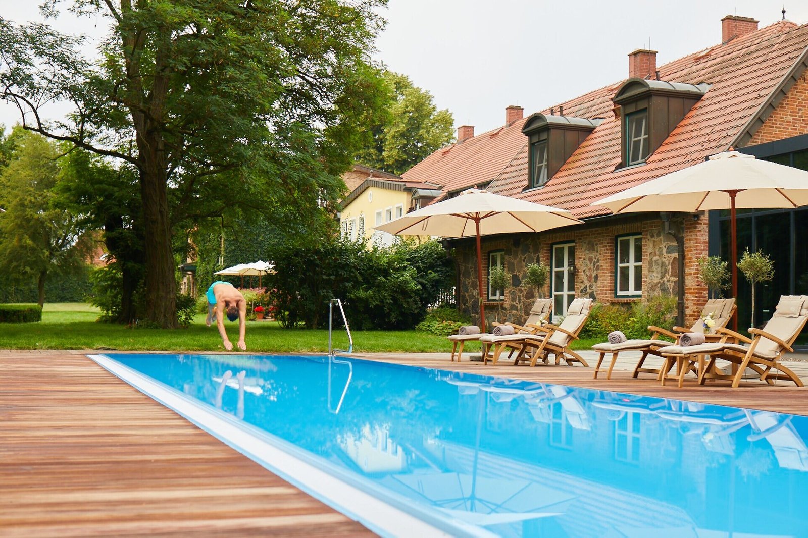 Gutshaus Stolpe, the pool