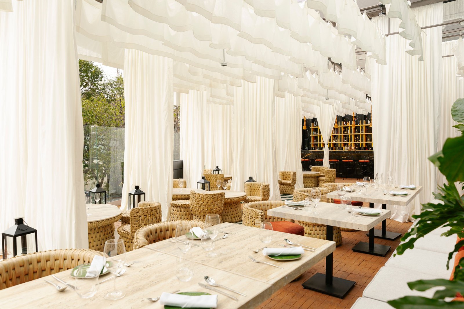 W Mexico City, at the table