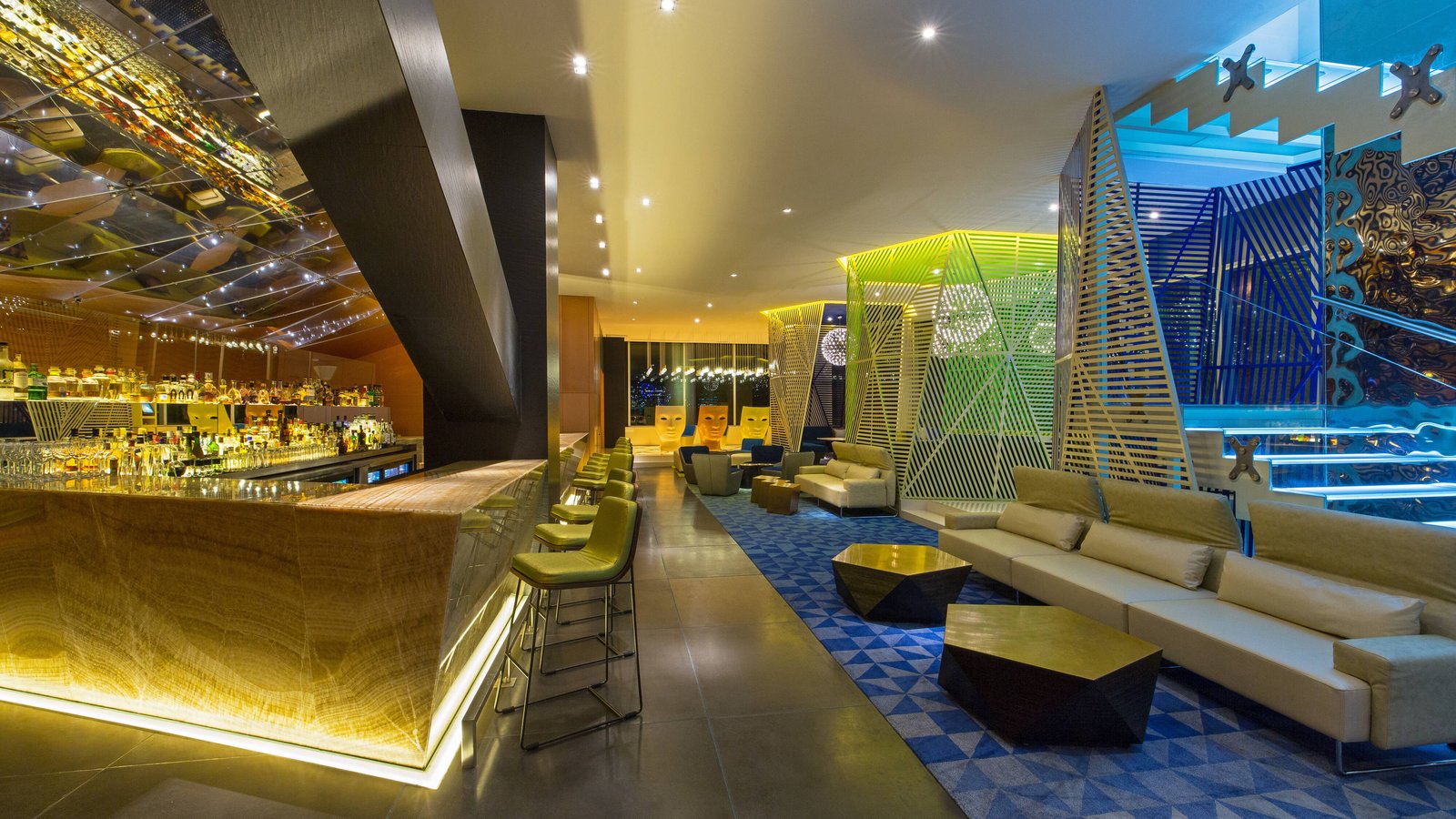 W Mexico City, living room bar