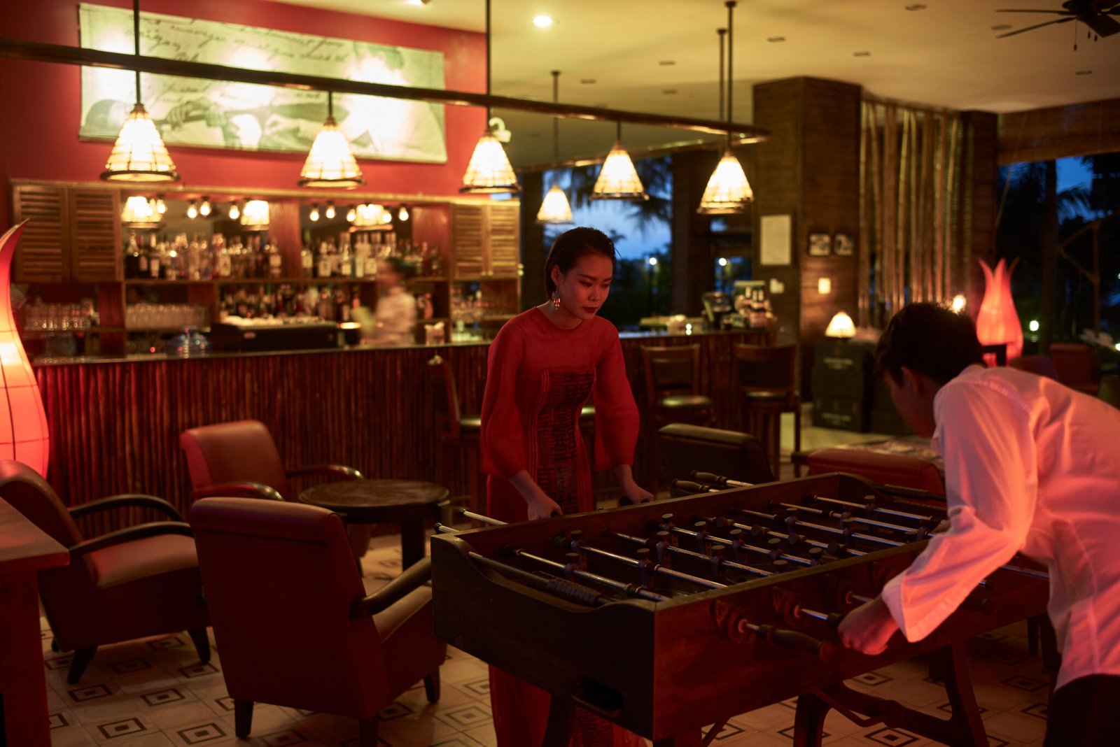 The Island Lodge - Mekong Delta, at the table