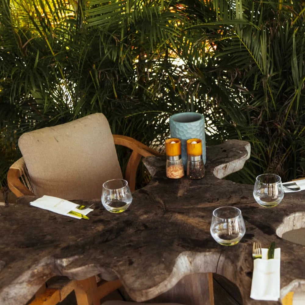 La Toubana Hôtel & Spa, at the table