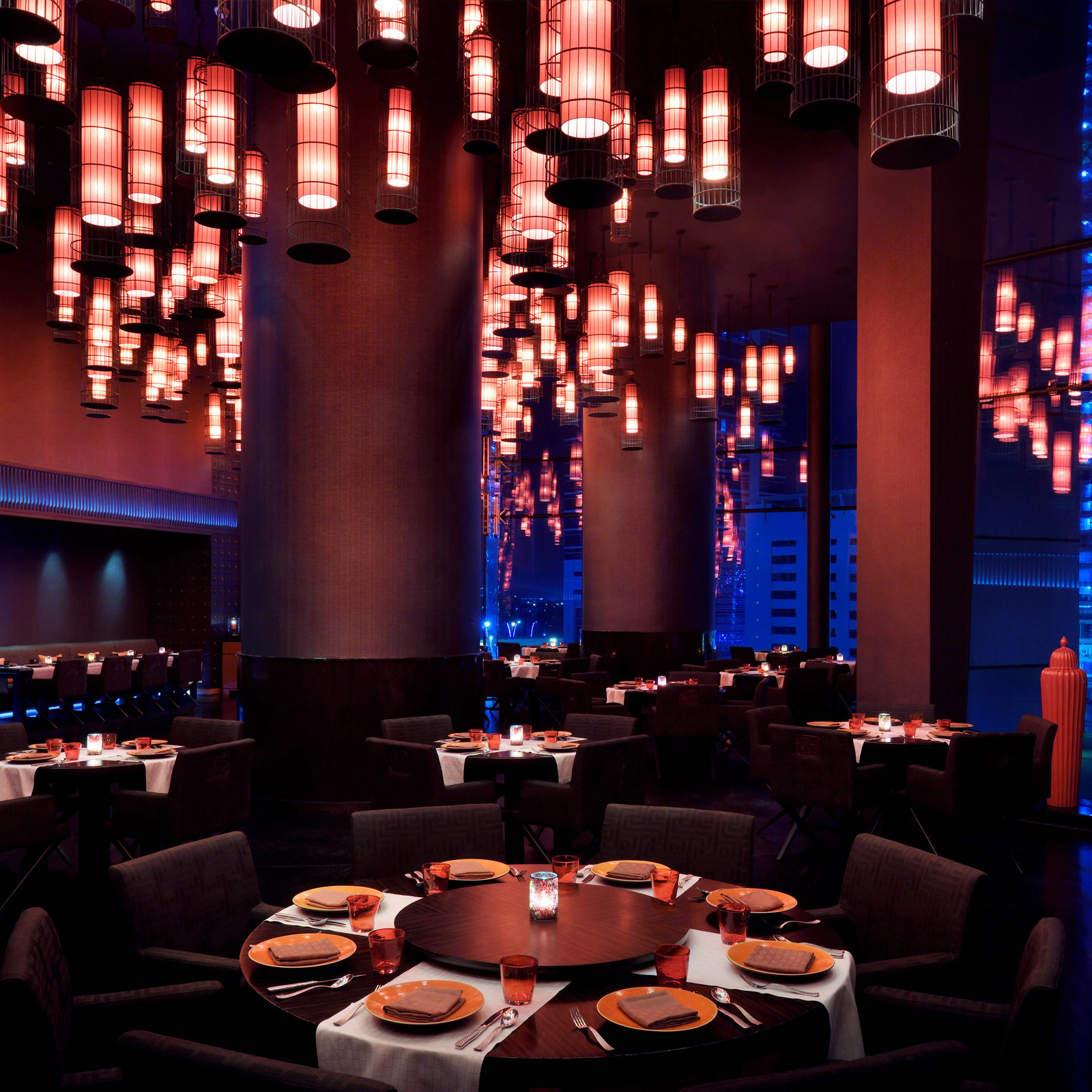 JW Marriott Marquis Hotel Dubai, at the table