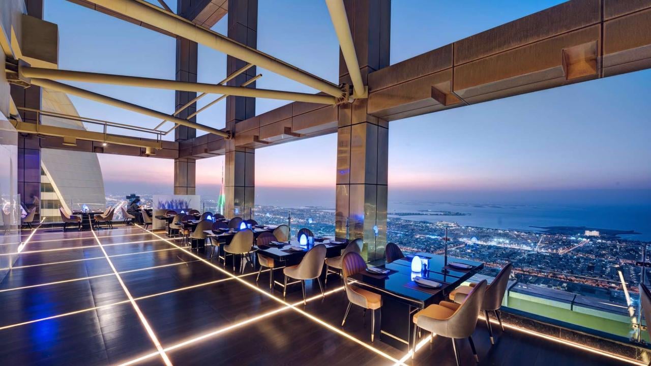 Gevora Hotel, at the table