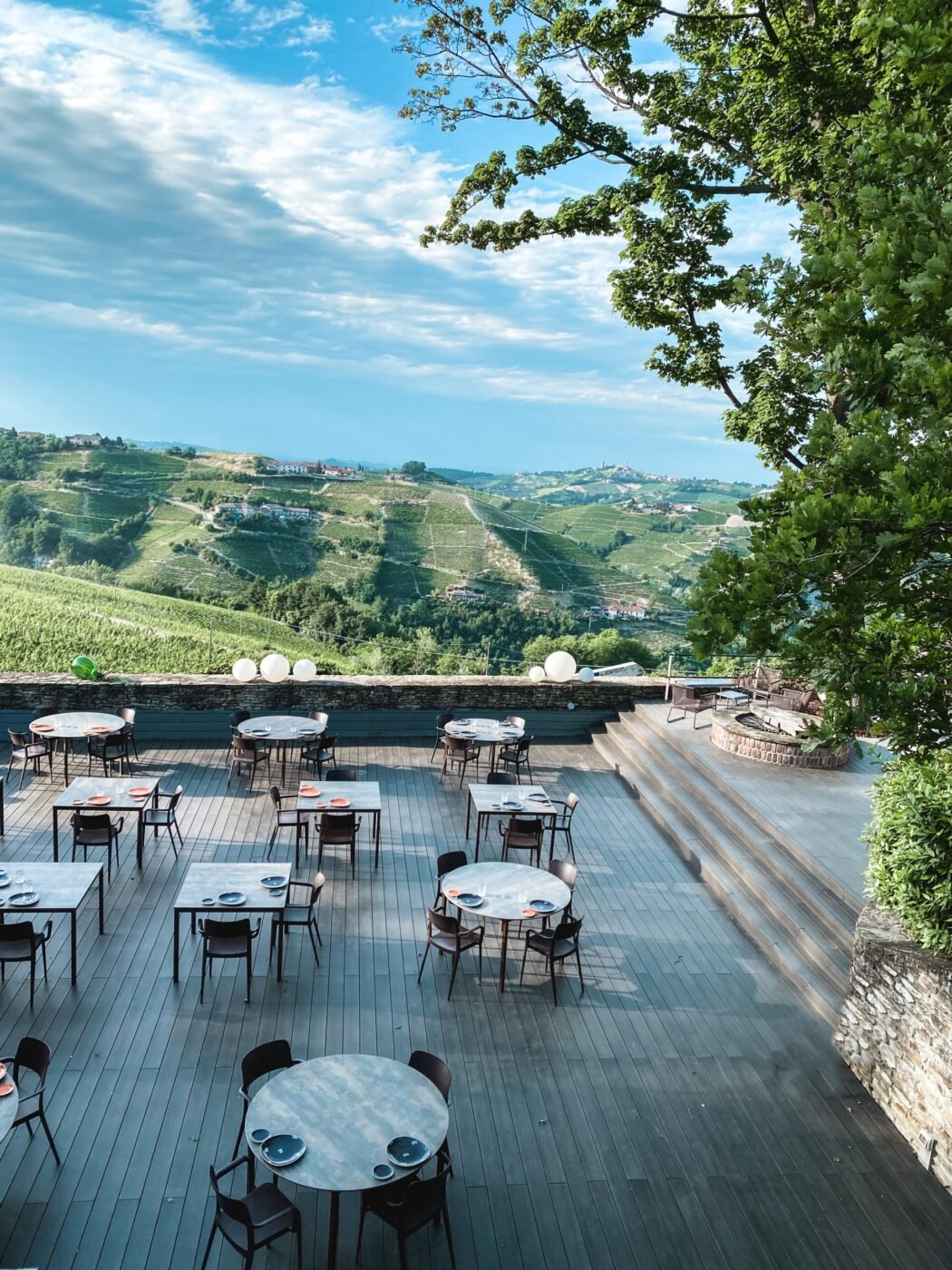 Relais San Maurizio, at the table