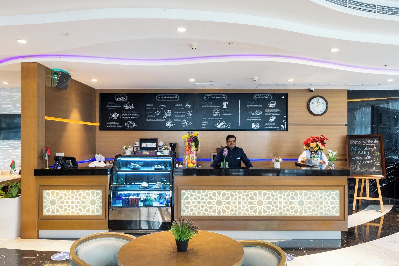 Samaya Hotel Deira, at the table