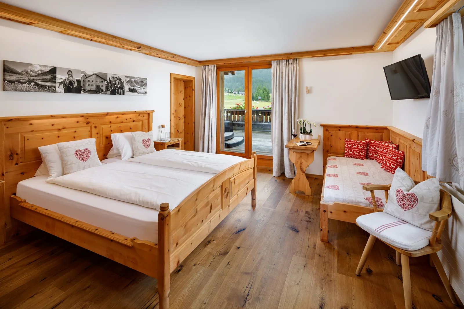 Walserhuus Sertig, rooms
