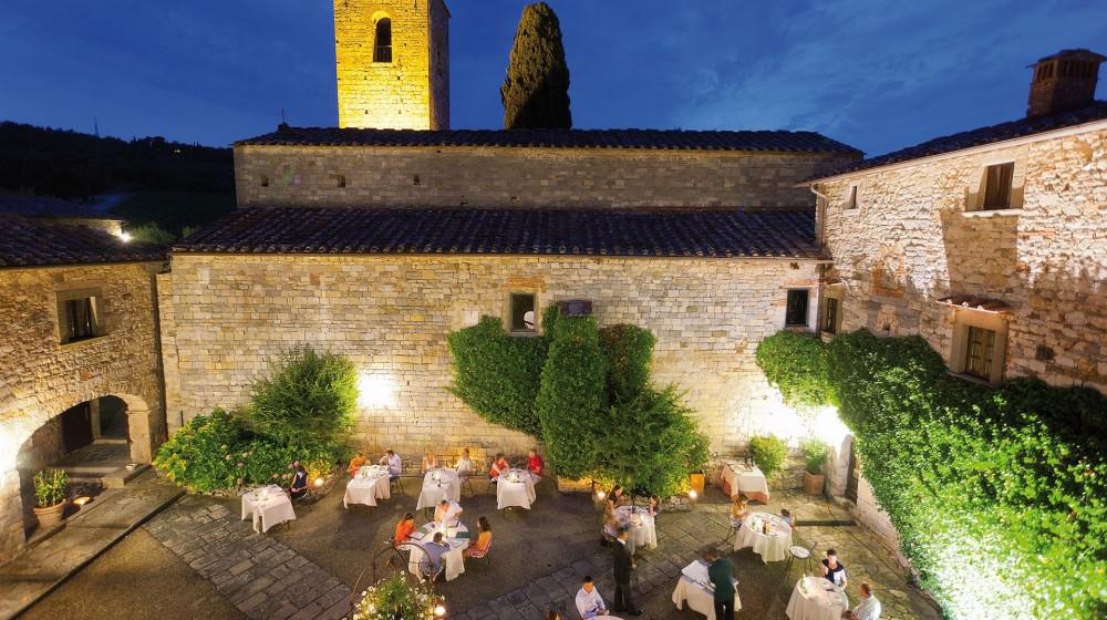 Castello di Spaltenna, at the table