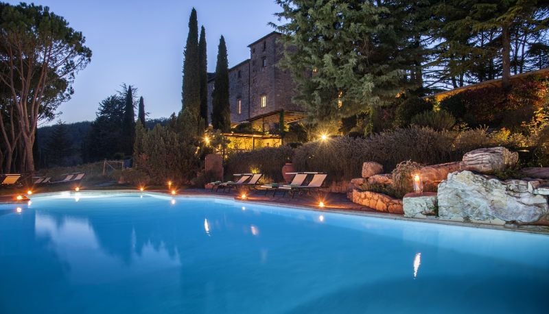 Castello di Spaltenna, the pool