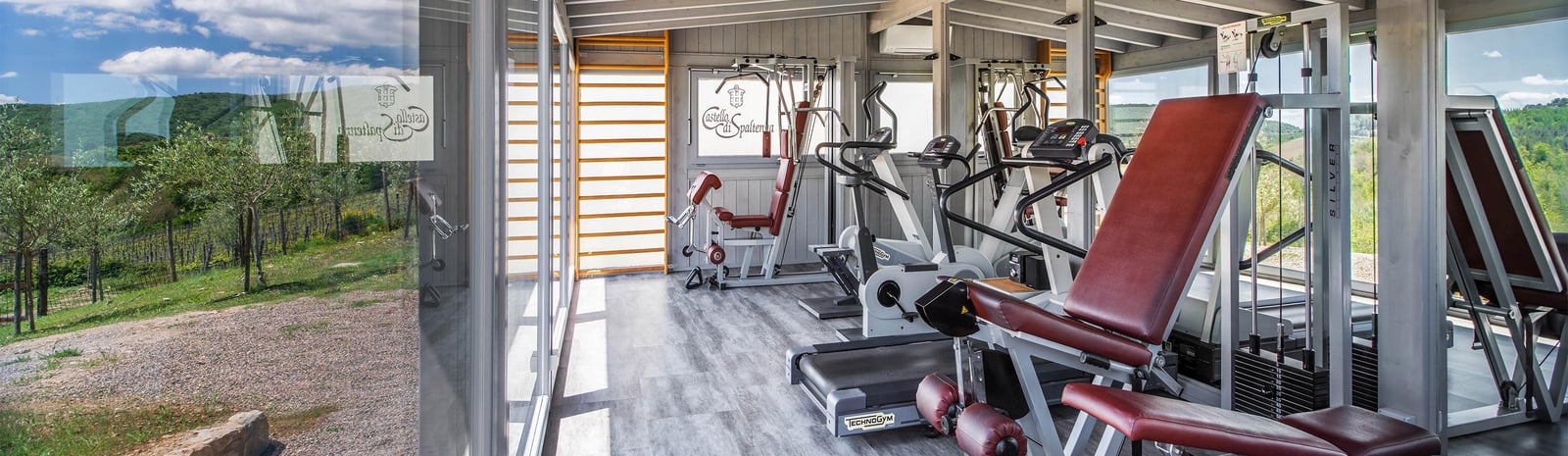 Castello di Spaltenna, the gym